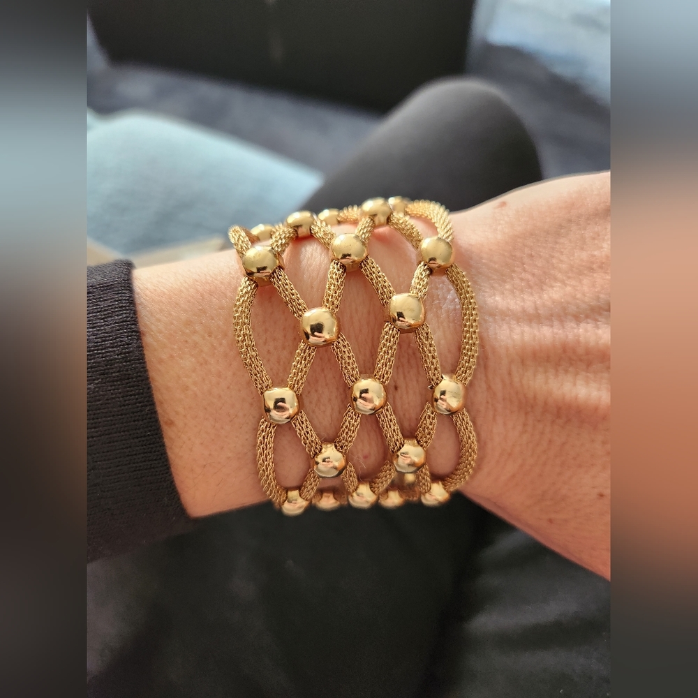 Runway Couture Gold Bracelet